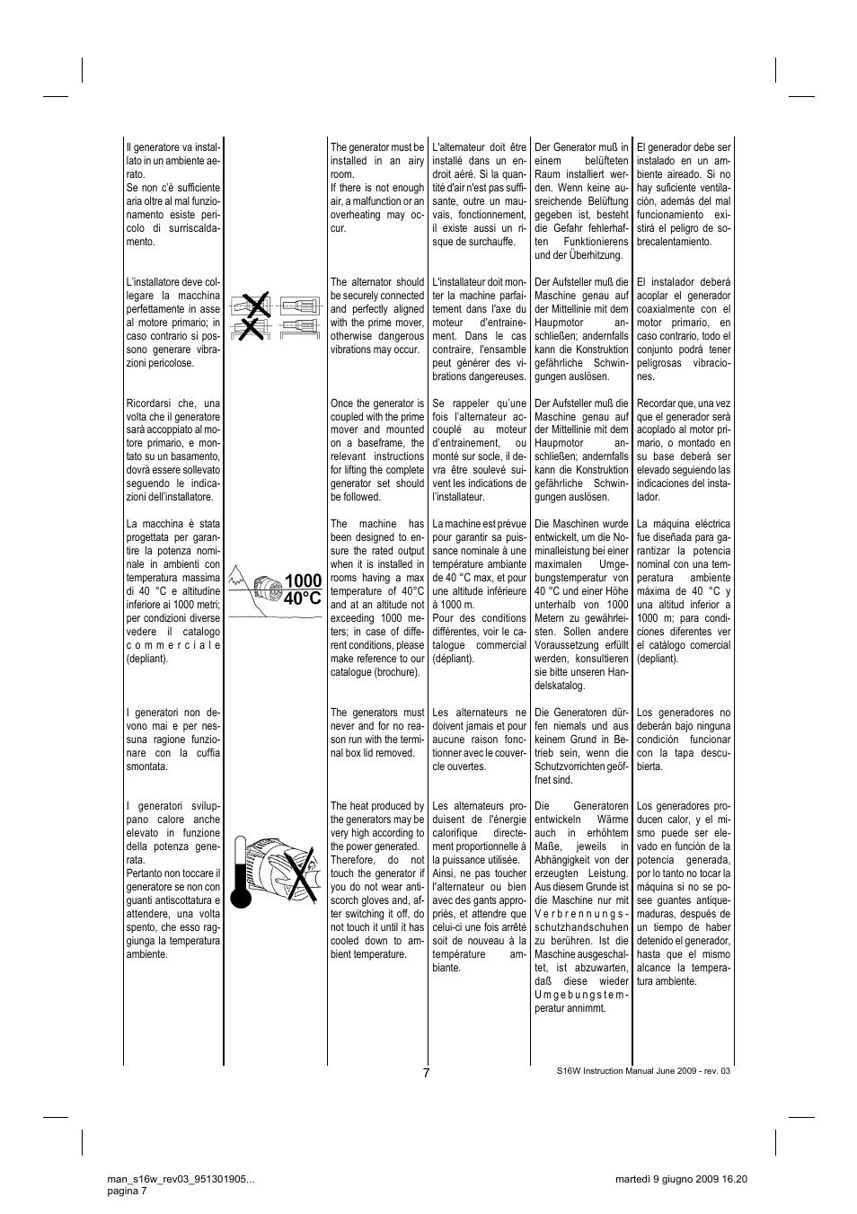 Winco S16W User Manual | Page 7 / 16