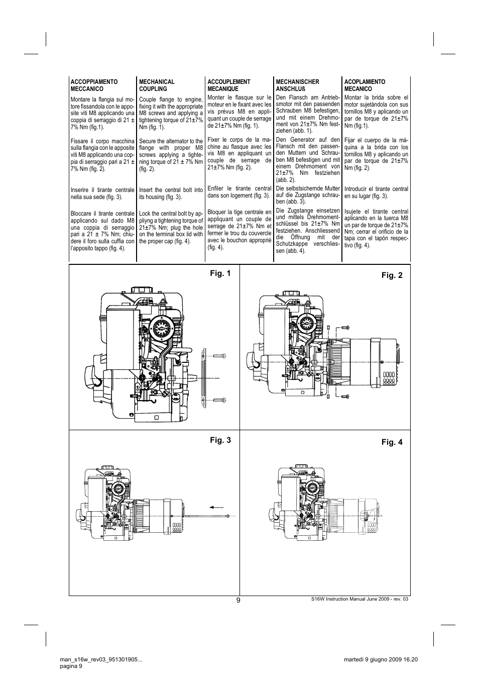 Fig. 1 fig. 2 fig. 3 fig. 4 | Winco S16W User Manual | Page 9 / 16