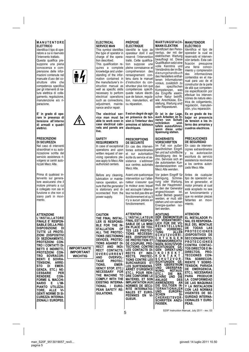 Winco S20F User Manual | Page 5 / 16