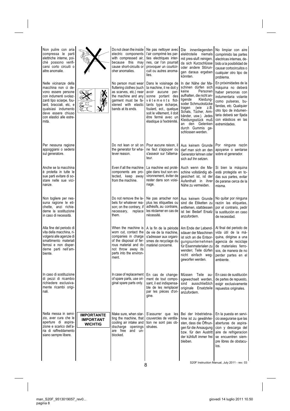 Winco S20F User Manual | Page 8 / 16