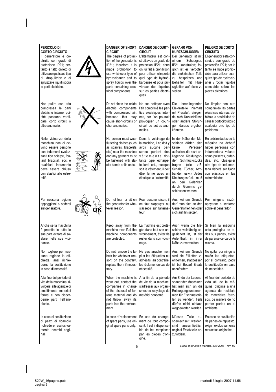 Winco S20W User Manual | Page 8 / 16