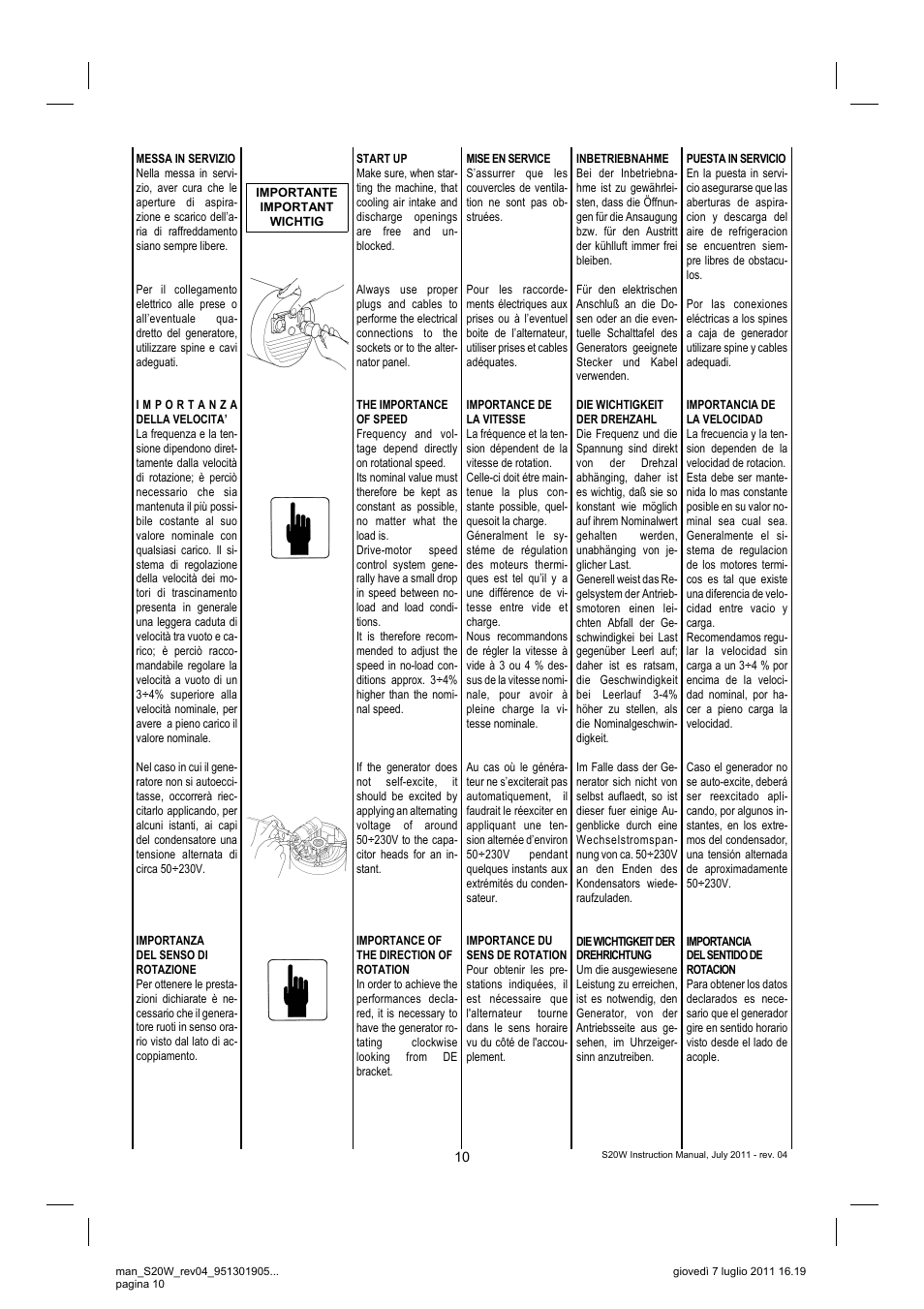 Winco S20W REV 4 7-2011 User Manual | Page 10 / 16