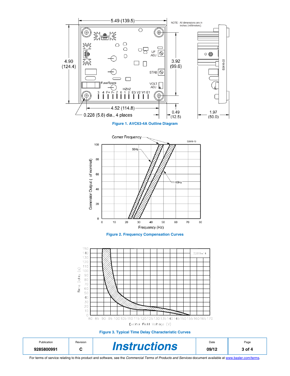 Instructions | Winco AVC63-4A User Manual | Page 3 / 4
