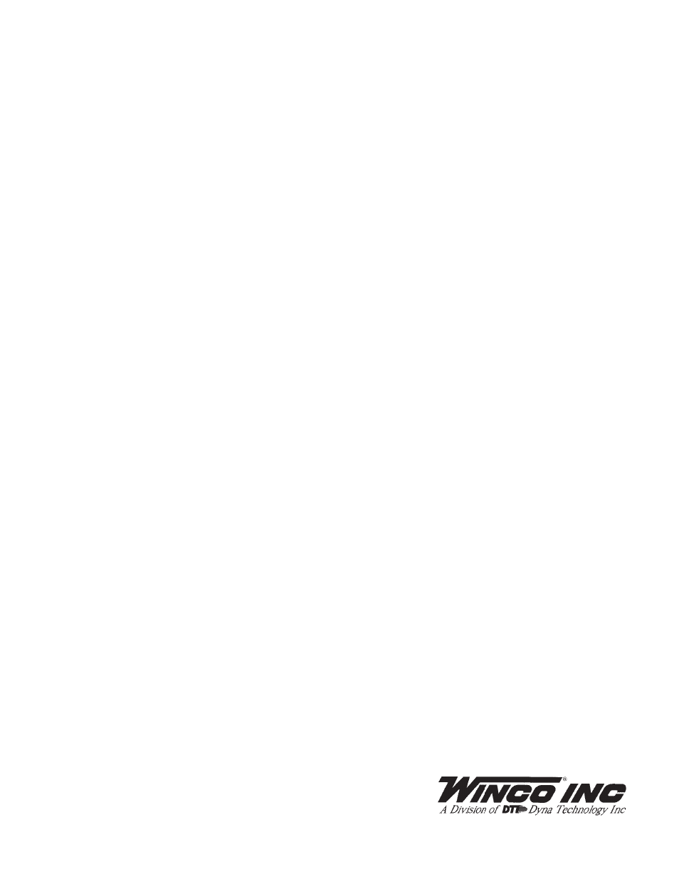 Trouble shooting table | Winco 25PTOC-3 User Manual | Page 12 / 12