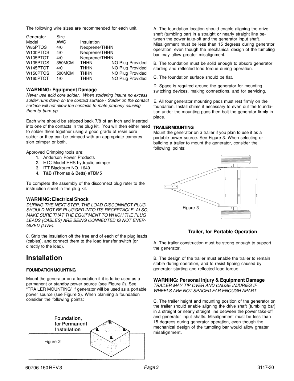 Installation | Winco W165PTOT User Manual | Page 5 / 16