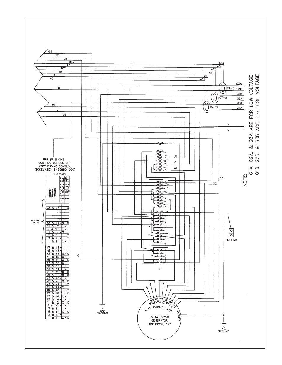 Voltage selector switch wiring | Winco RP25/A User Manual | Page 17 / 20