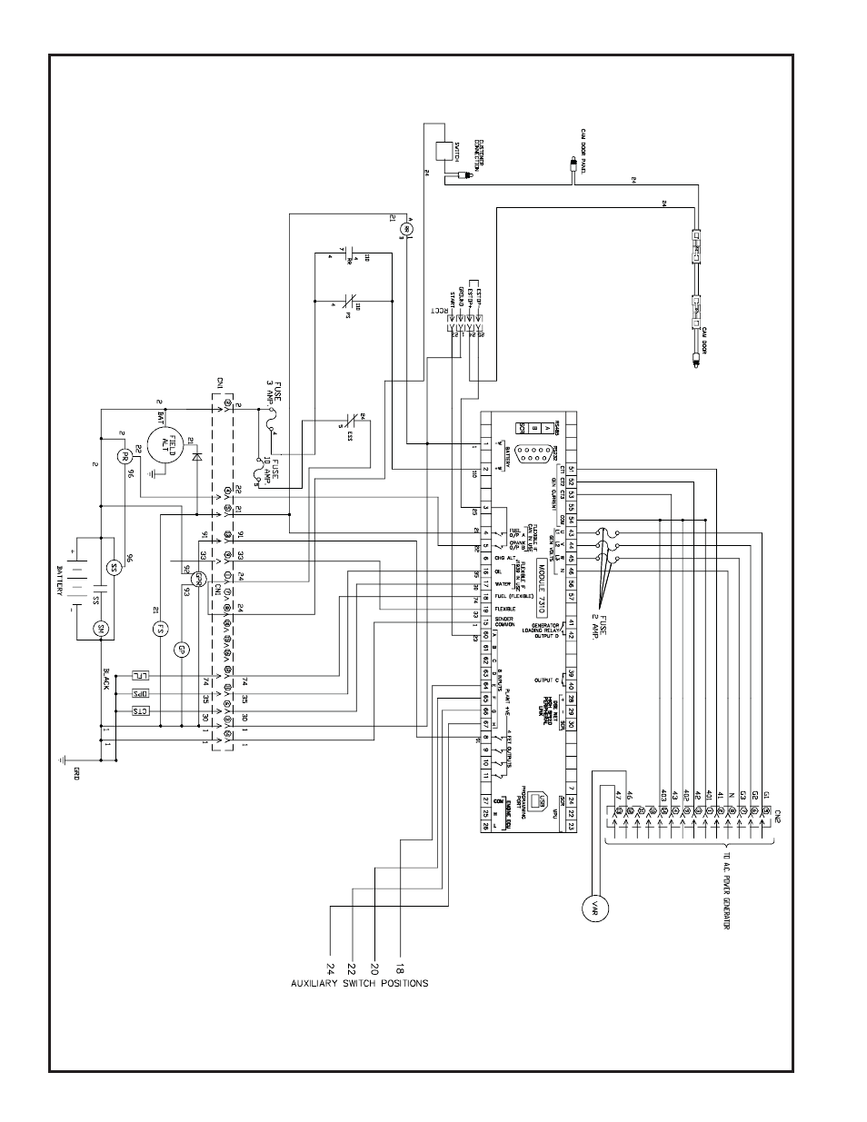 Dc electrical schematic | Winco RP25/B User Manual | Page 16 / 20