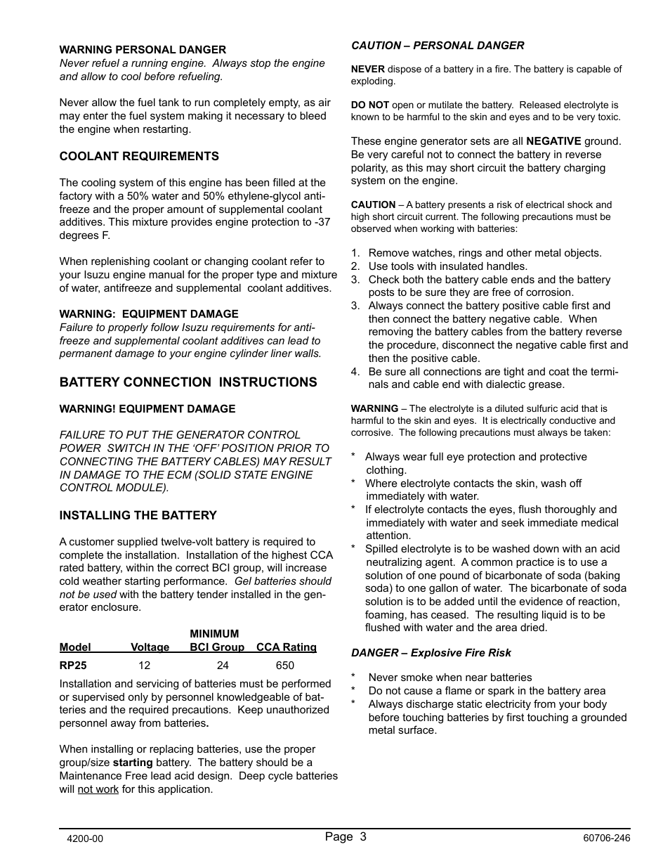 Winco RP25/C User Manual | Page 5 / 20