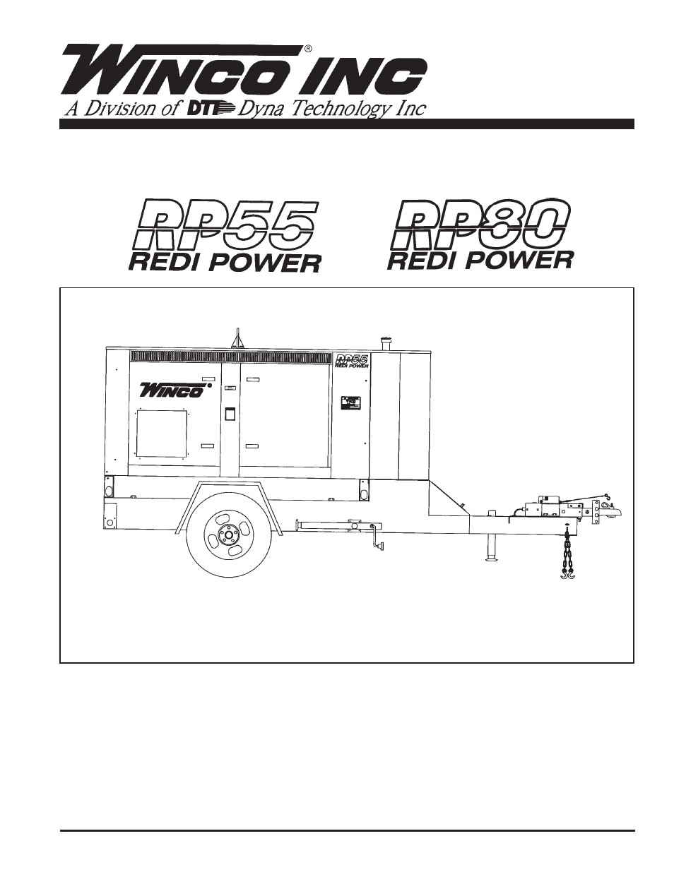 Winco RP55 User Manual | 20 pages