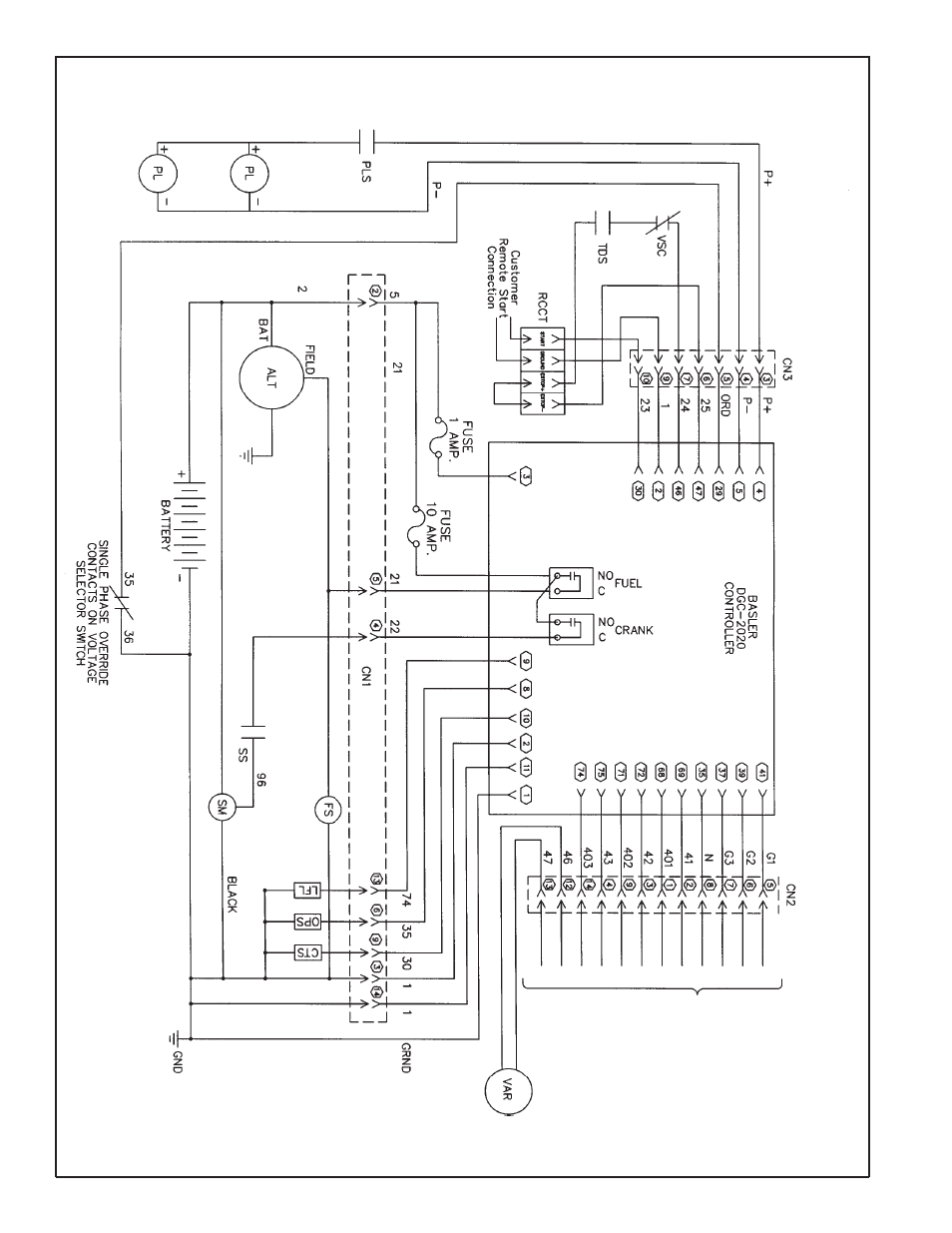 Dc electrical schematic | Winco RP55 User Manual | Page 15 / 20