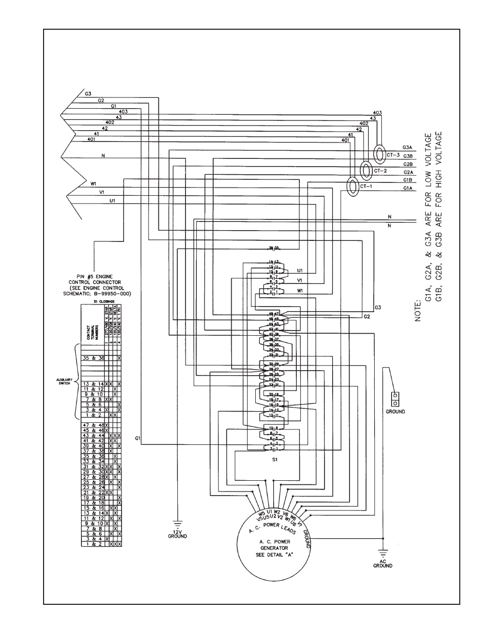 Voltage selector switch wiring | Winco RP55 User Manual | Page 18 / 20