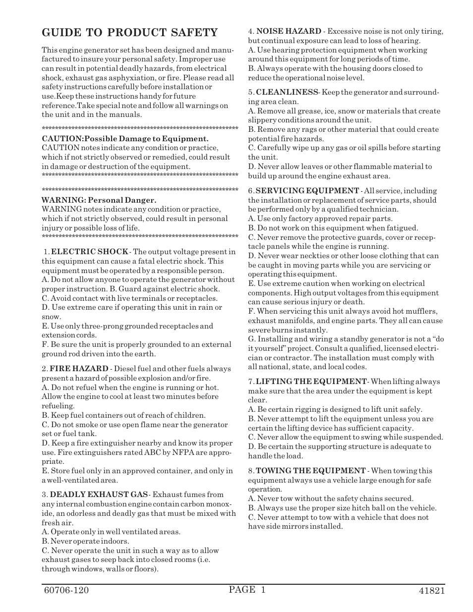 Guide to product safety | Winco MD25K/C User Manual | Page 3 / 15