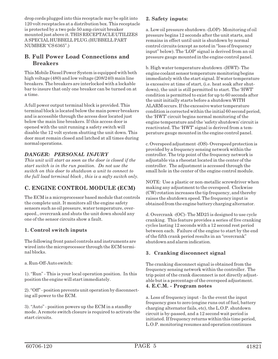 Winco MD25K/C User Manual | Page 7 / 15
