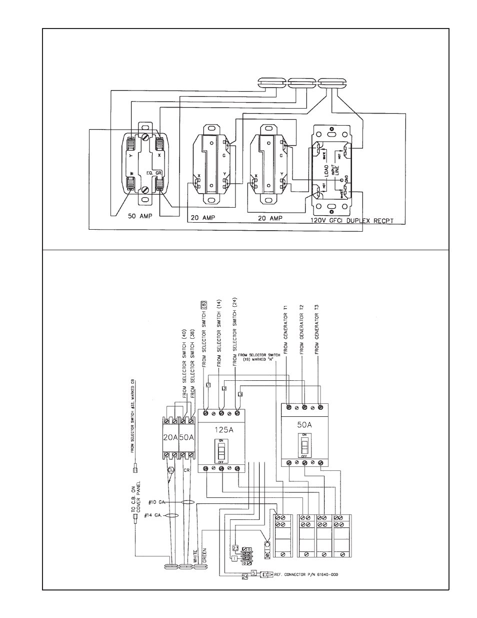 Receptacle panel wiring circuit breaker panel | Winco MDS45 User Manual | Page 13 / 18