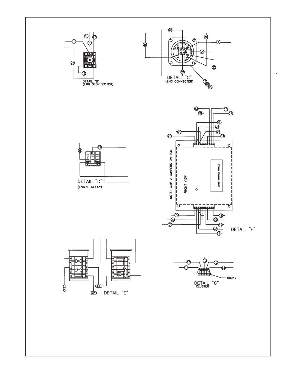 Control panel wiring detail | Winco MDS85R User Manual | Page 15 / 18