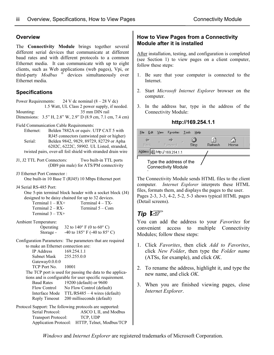 Winco ASCO 300 Accessory Connectivity Module User Manual | Page 3 / 31