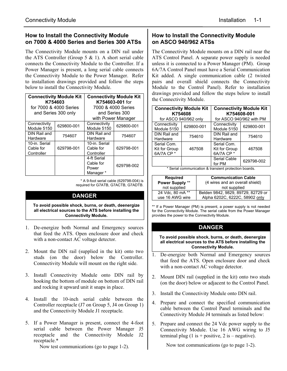 Winco ASCO 300 Accessory Connectivity Module User Manual | Page 4 / 31