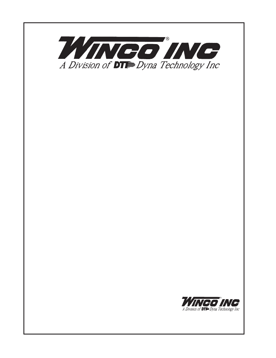 Winco ATS User Manual | Page 12 / 12