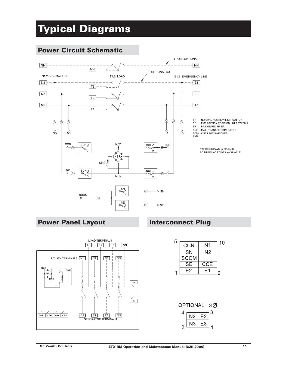 Typical diagrams | Winco ZTX-RM Series 40-400 Amps User Manual | Page 13 / 16