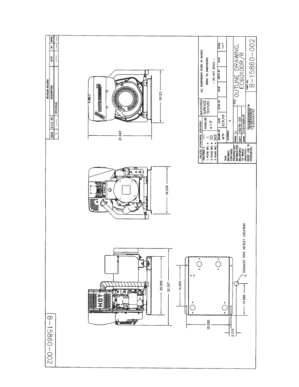 Unit la yout | Winco EC6010DR/R User Manual | Page 11 / 16
