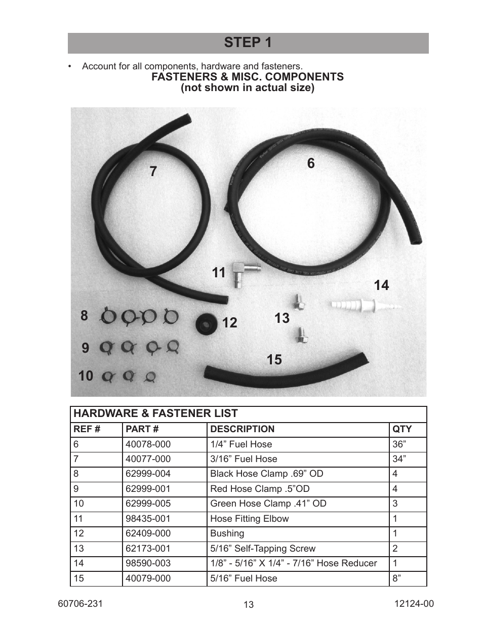 Step 1 | Winco EC22000/A User Manual | Page 15 / 20