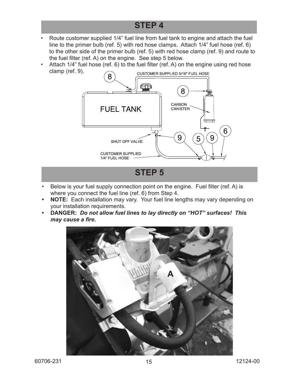 Step 4 step 5 | Winco EC22000/A User Manual | Page 17 / 20