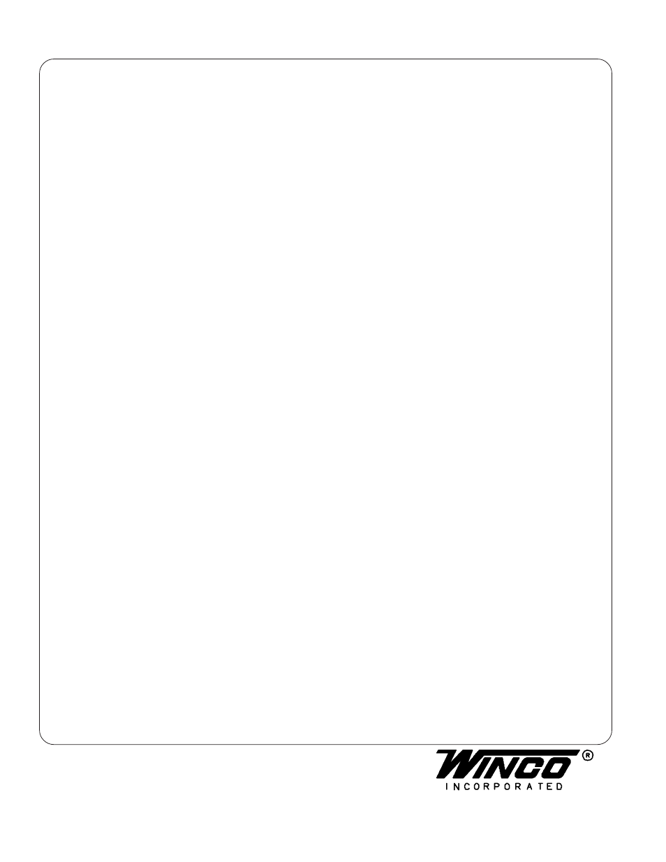 Winco chassis mount pto generators | Winco ECV2512-3 User Manual | Page 16 / 16