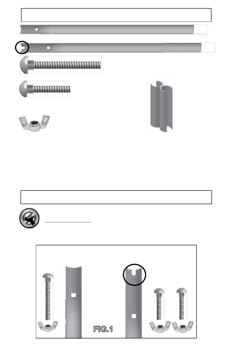 Assembly instructions hardware included | Winco Mfg. 3740 - PRIVESS MODULAR 4 Panel Privacy Screen User Manual | Page 2 / 8