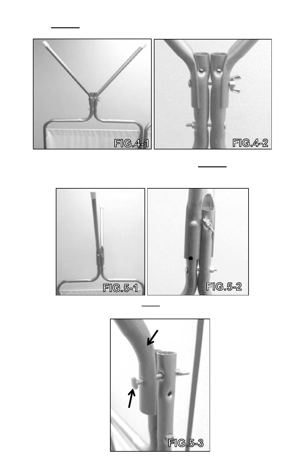 B-leg | Winco Mfg. 3740 - PRIVESS MODULAR 4 Panel Privacy Screen User Manual | Page 4 / 8