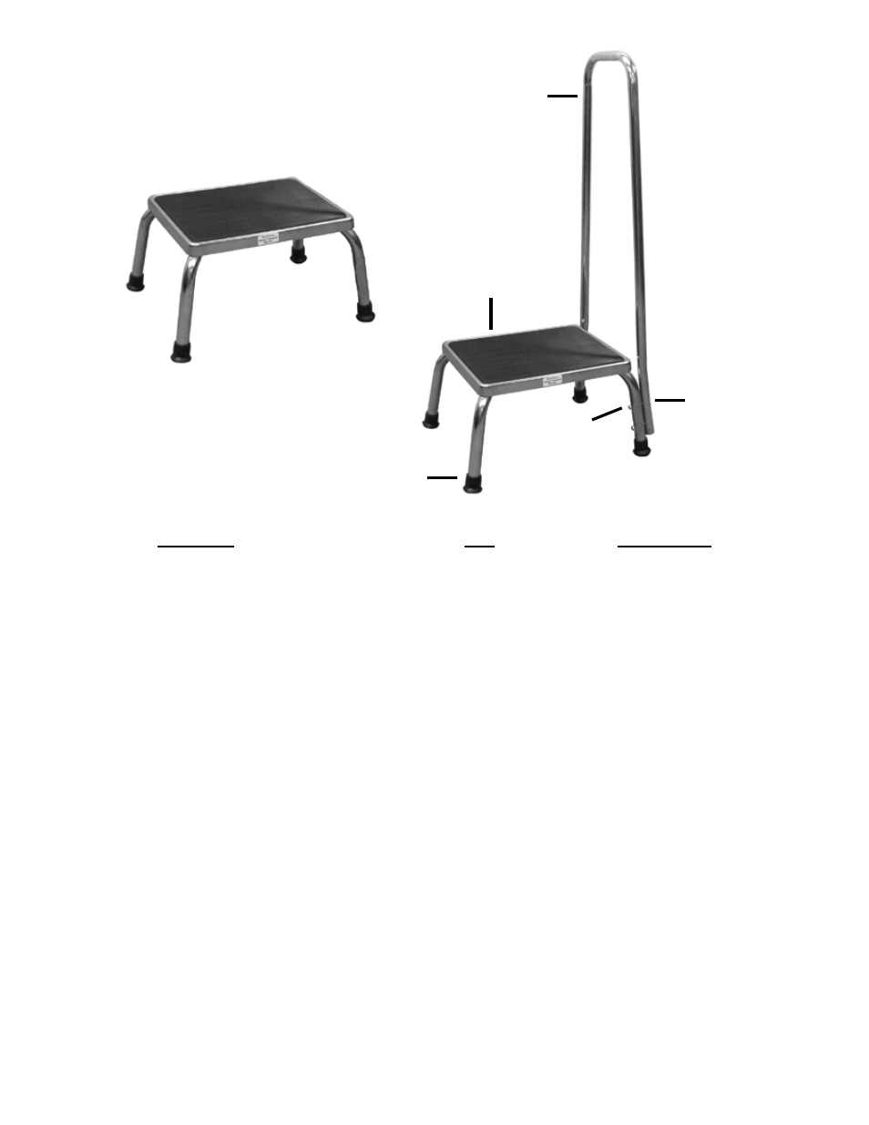 Winco Mfg. 4230 - Footstool with Handle User Manual | Page 2 / 4