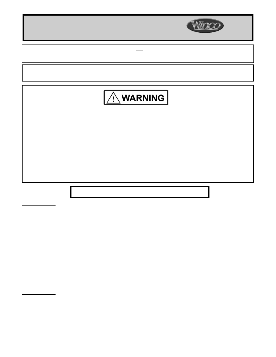 Winco Mfg. 4380 - Gas Lift Lab Stool User Manual | 4 pages