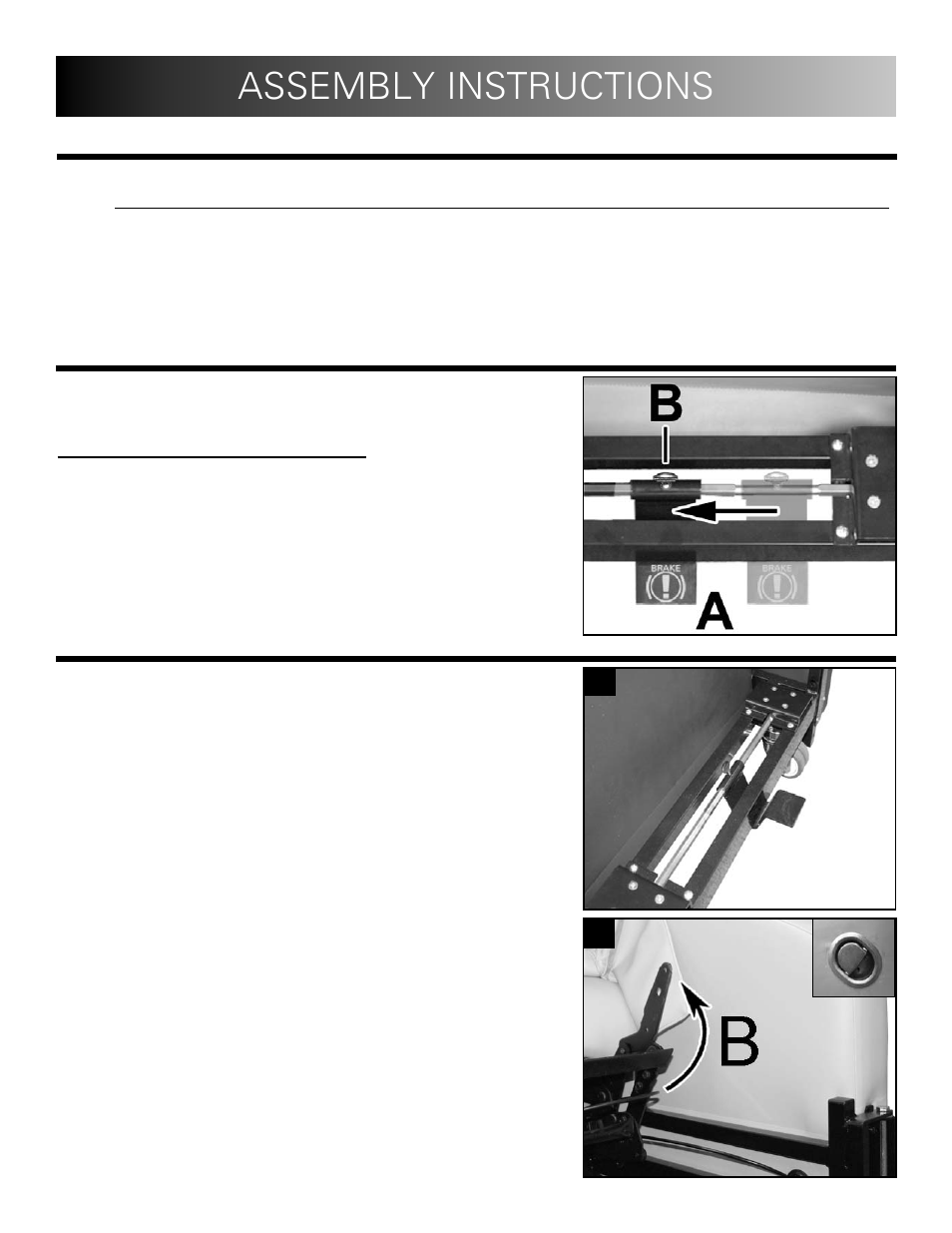 Assembly instructions, 21 a | Winco Mfg. 5001 - Augustine Treatment Recliner User Manual | Page 5 / 16