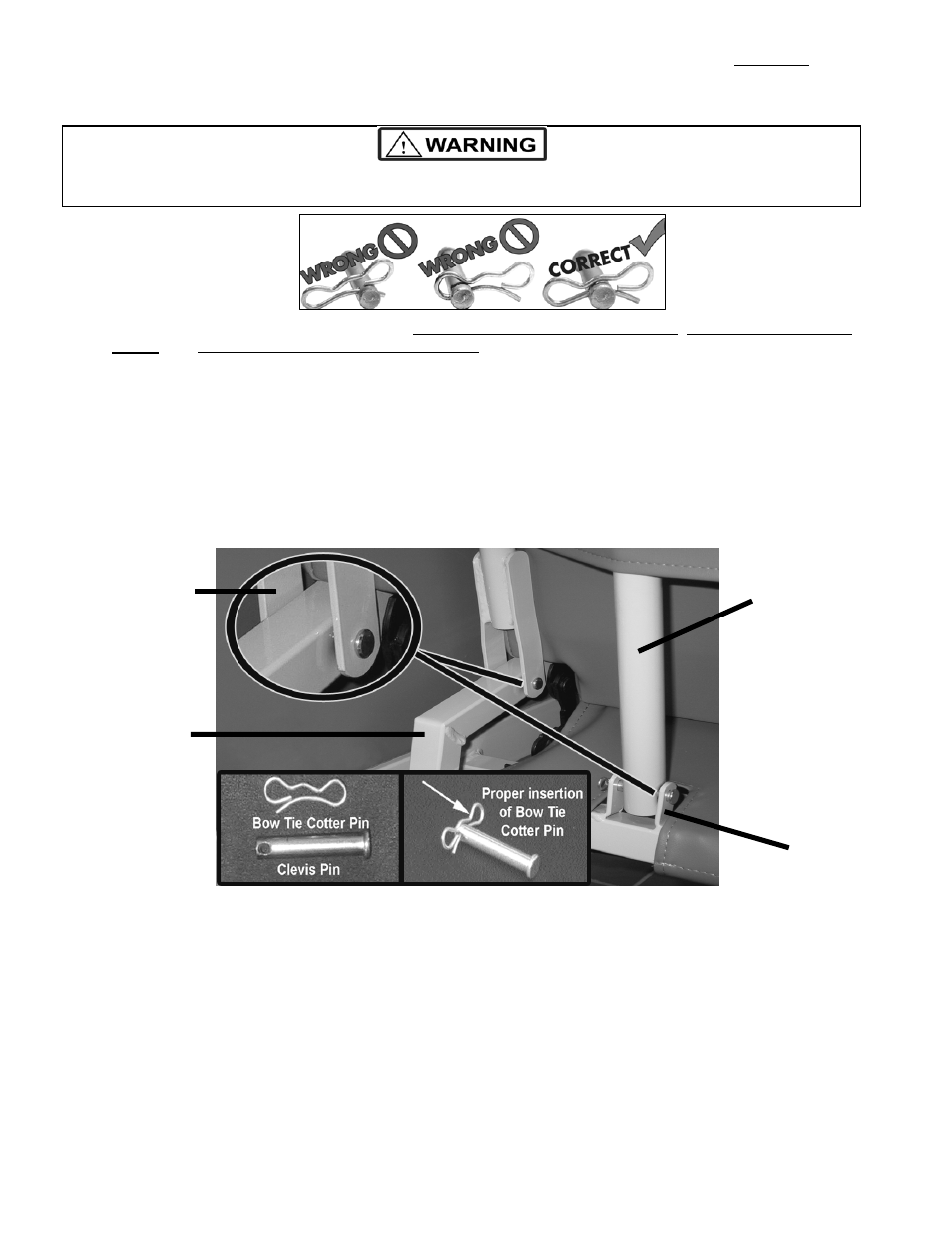 Rear of chair | Winco Mfg. 529S - XL Convalescent Recliner w/ Saddle Seat User Manual | Page 2 / 4
