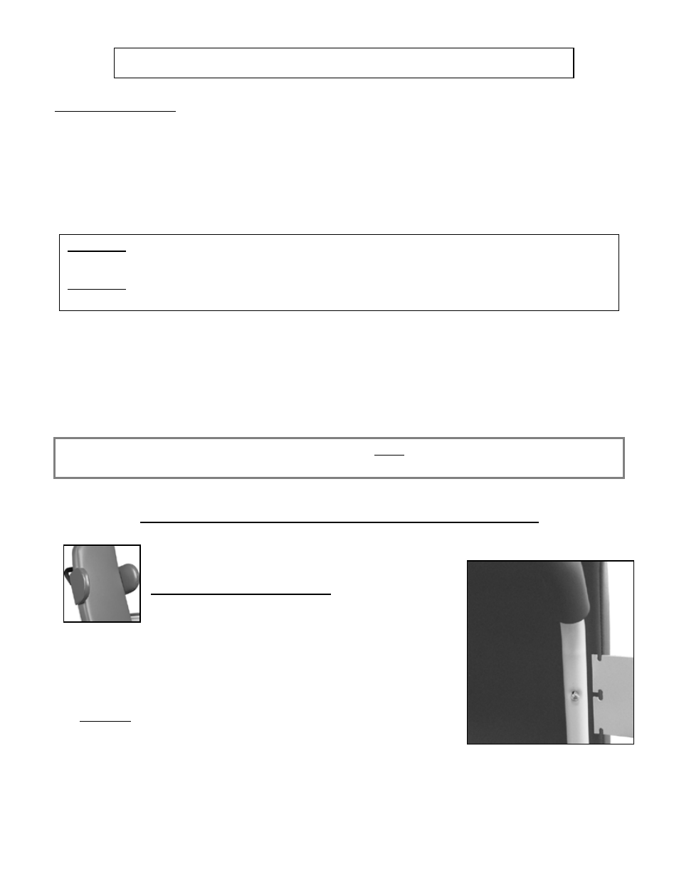 Operation of the chair | Winco Mfg. 5400 - Premier LifeCare Recliner User Manual | Page 2 / 4