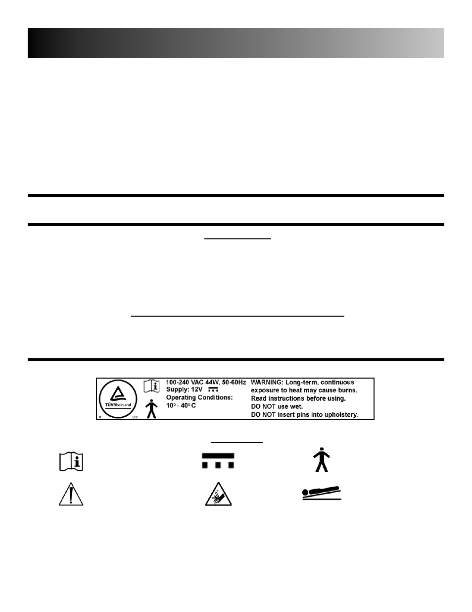 Winco Mfg. 6240 - Inverness 24 Hour Treatment Recliner User Manual | Page 2 / 18