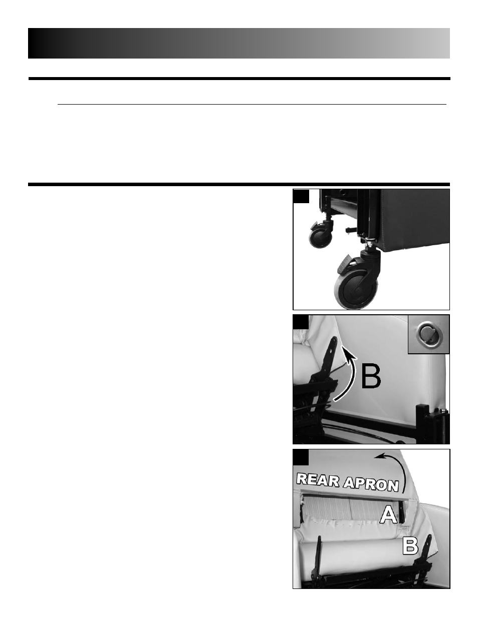 Assembly instructions, 21 a 4 | Winco Mfg. 6240 - Inverness 24 Hour Treatment Recliner User Manual | Page 5 / 18