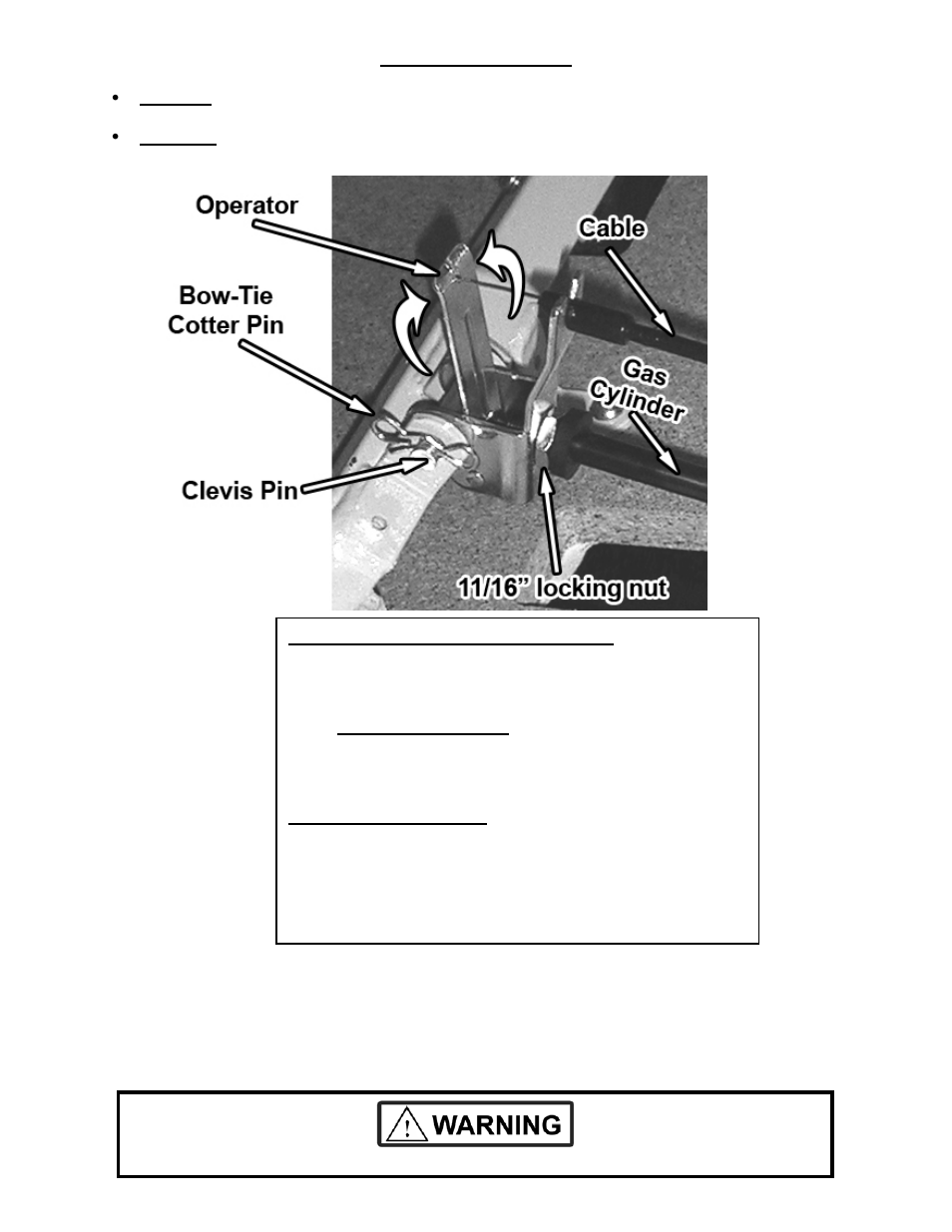 Operation of table | Winco Mfg. 8570D1 - Treatment Table with Drawers User Manual | Page 2 / 4