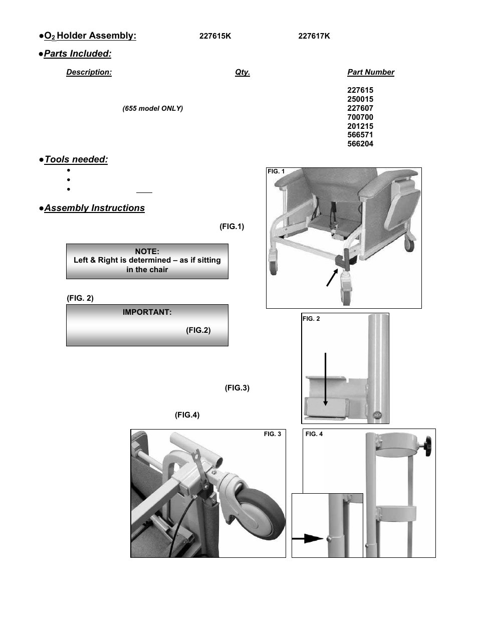 Winco Mfg. O2 - Oxygen Tank Holder User Manual | Page 3 / 5