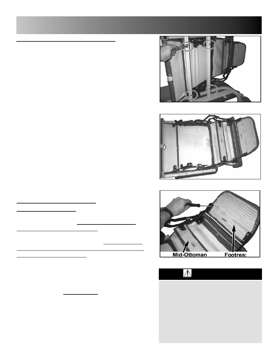 General maintenance (cont’d) | Winco Mfg. Room Chair 6704 User Manual | Page 11 / 16