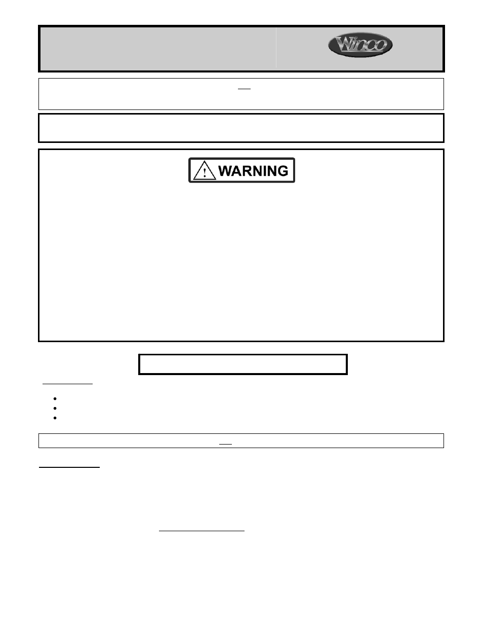 Winco Mfg. 5111 - Activity Chair User Manual | 4 pages