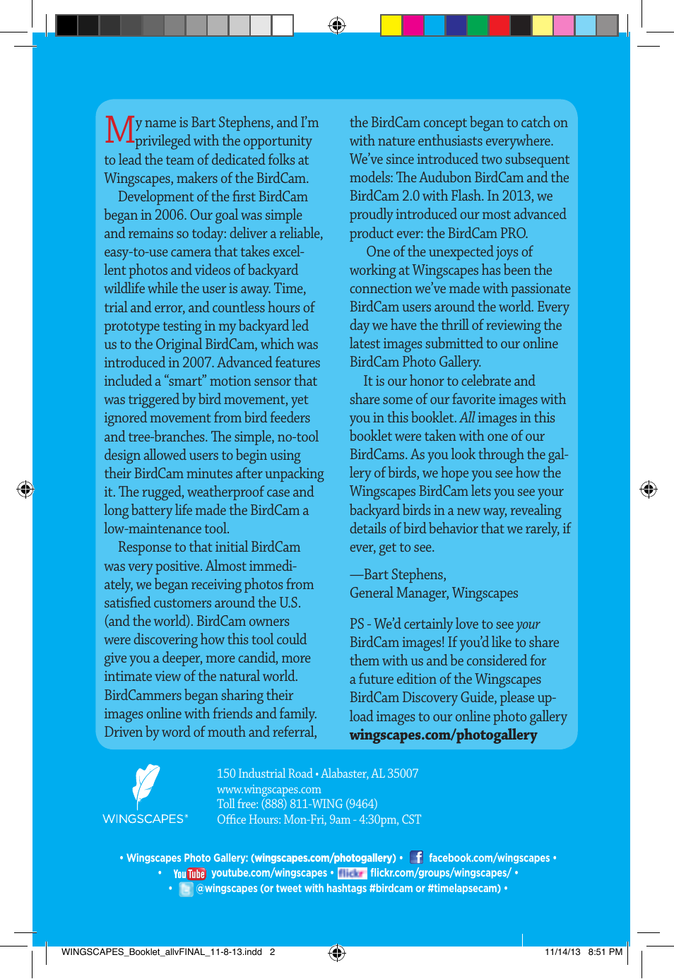 Wingscapes Birdcam Discovery Guide User Manual | Page 2 / 40