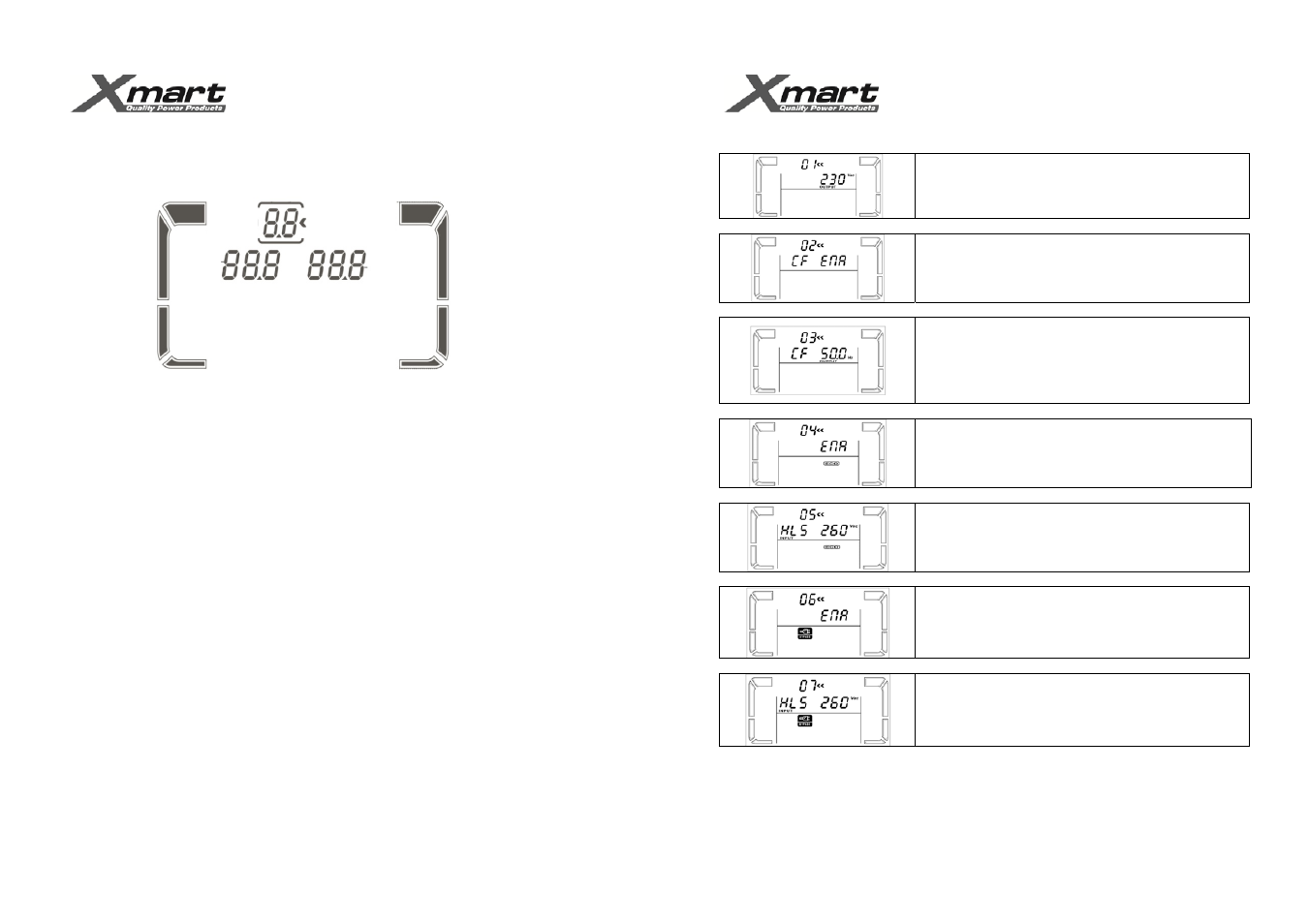 User manual, Optima rack 1-3k | XMART Optima-RACK 1K User Manual | Page 8 / 13