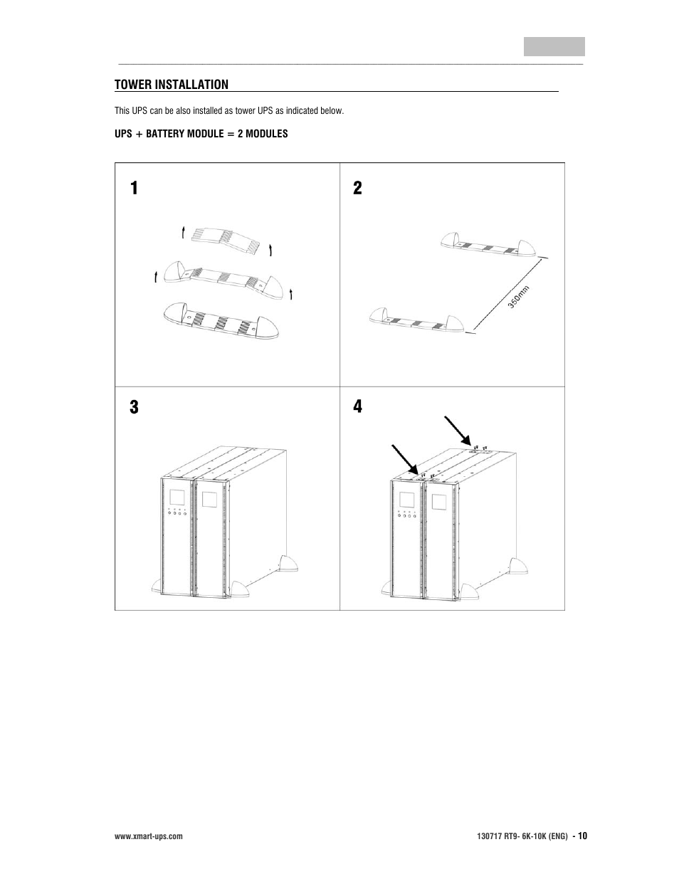 User manual, English | XMART Optima RT9 10K User Manual | Page 10 / 42