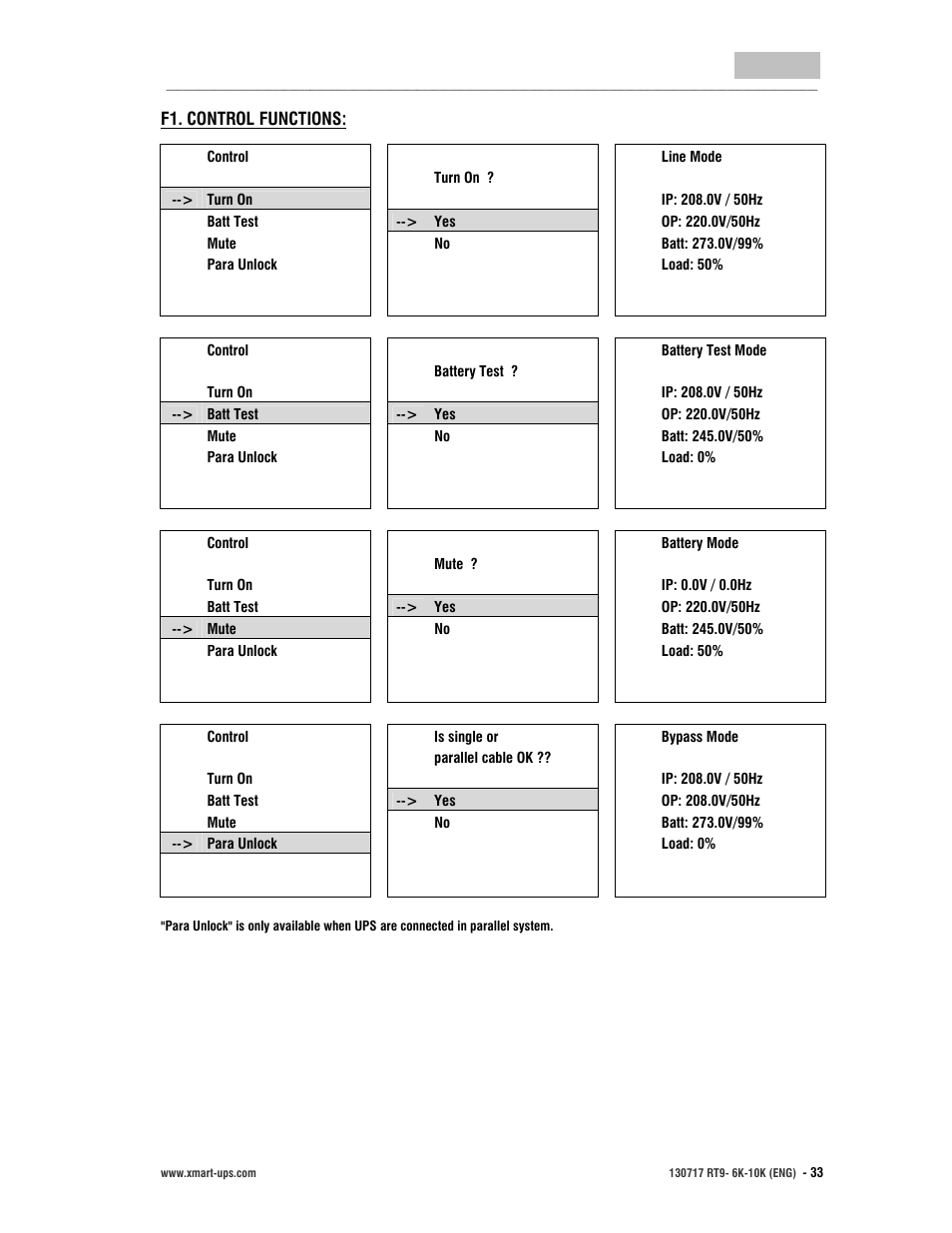 User manual, English | XMART Optima RT9 10K User Manual | Page 33 / 42