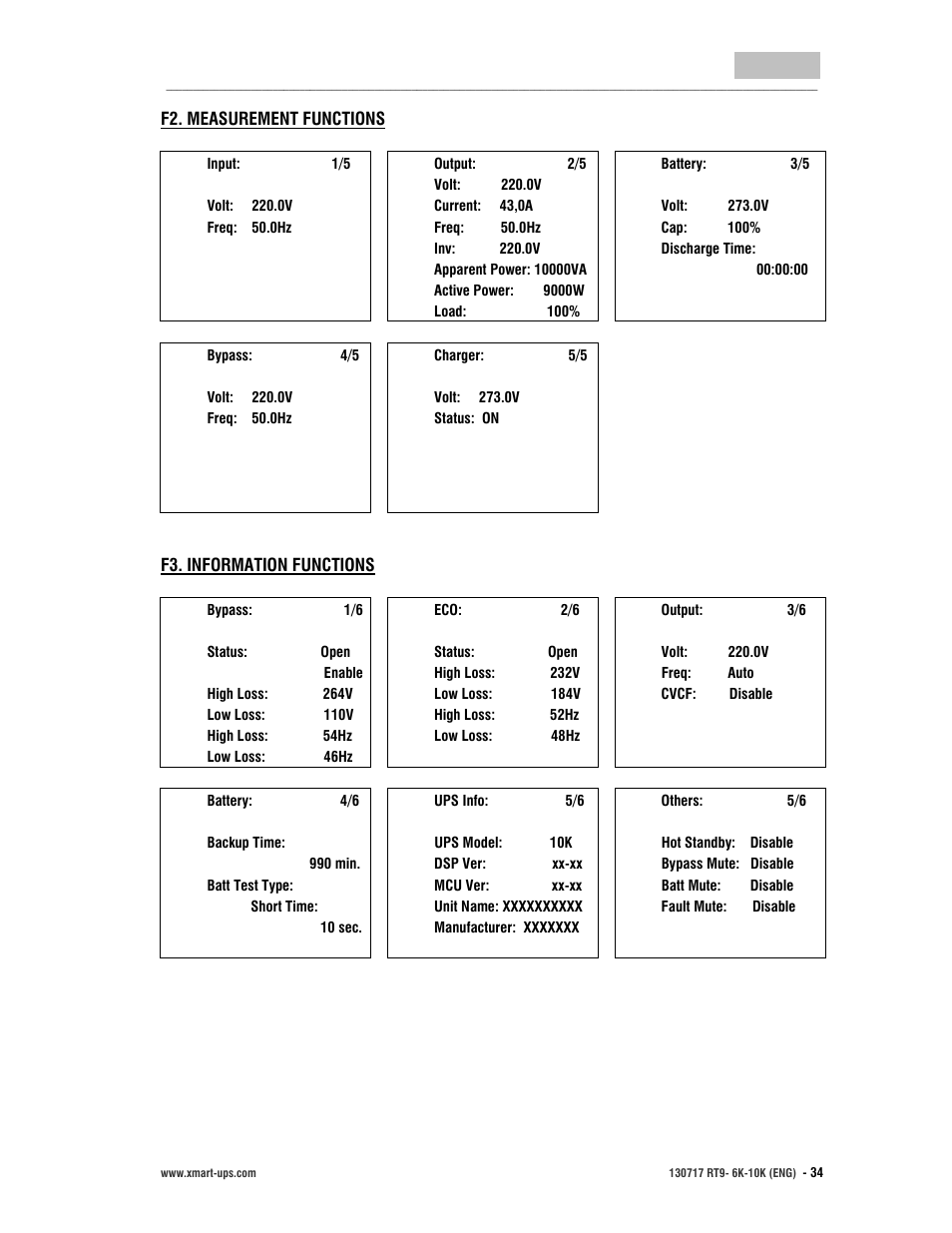 User manual, English | XMART Optima RT9 10K User Manual | Page 34 / 42