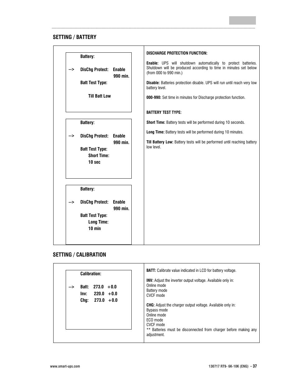 User manual, English | XMART Optima RT9 10K User Manual | Page 37 / 42