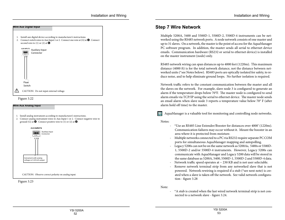 Step 7 wire network | YSI 5200A User Manual | Page 27 / 128