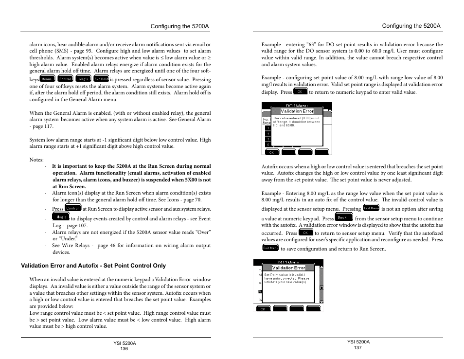 YSI 5200A User Manual | Page 69 / 128