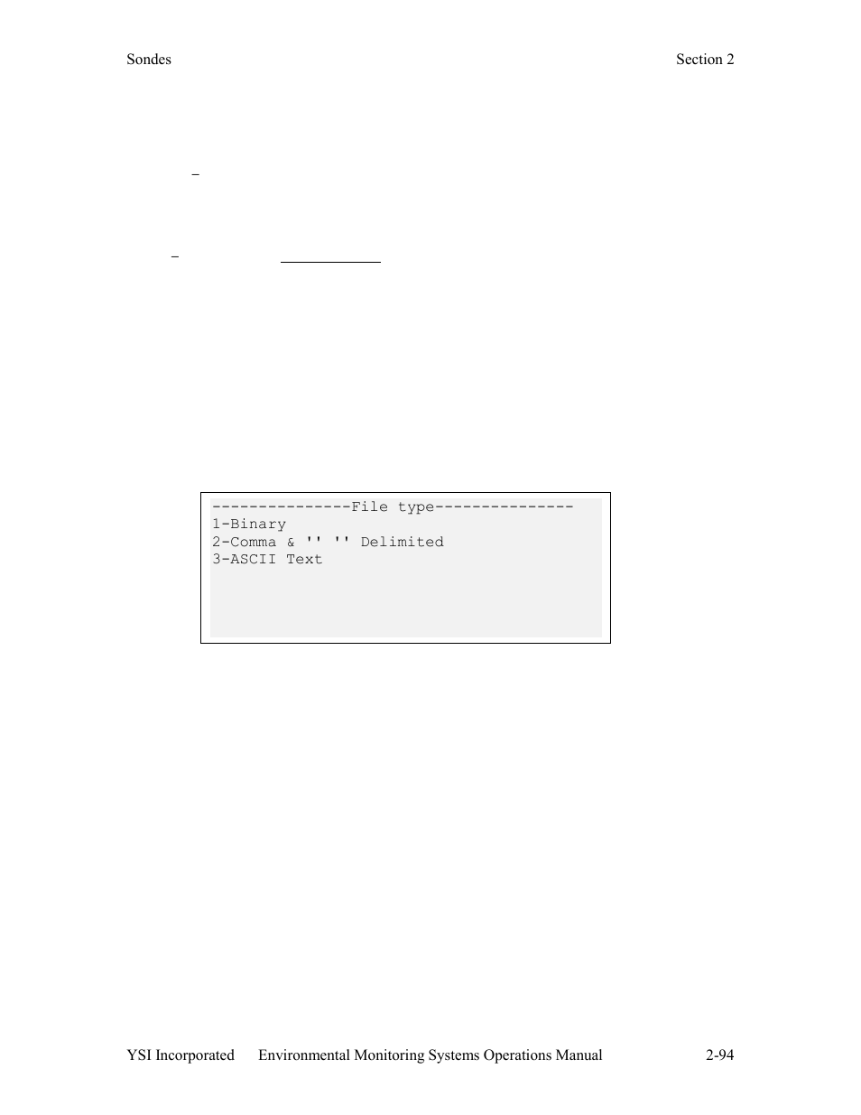 YSI 600LS - User Manual User Manual | Page 100 / 379