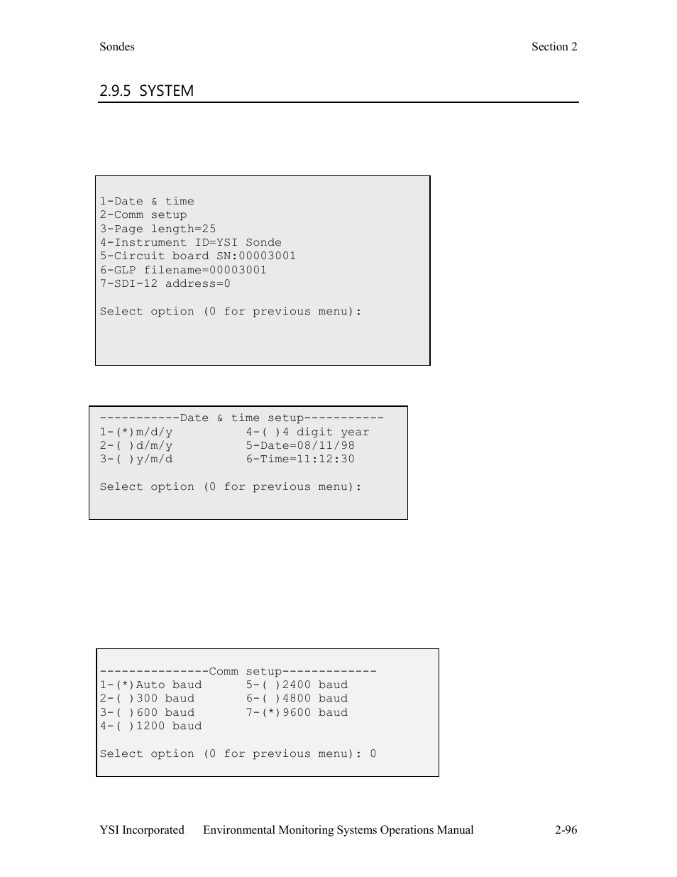 5 system | YSI 600LS - User Manual User Manual | Page 102 / 379